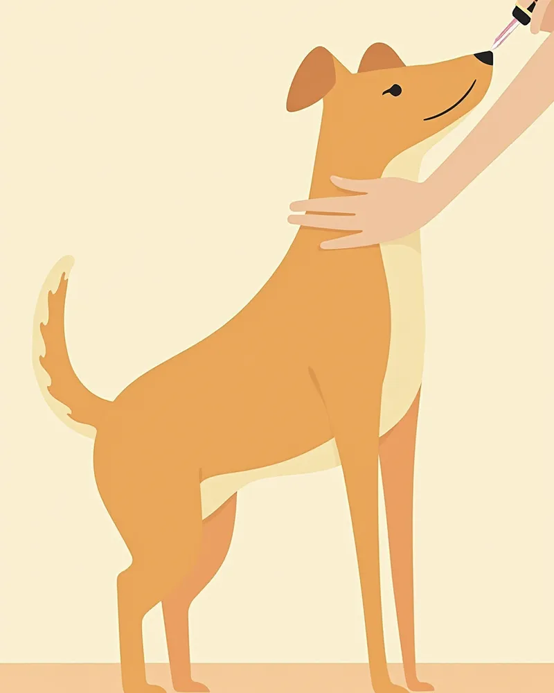 피프로닐 스팟온을 강아지 어깨 사이 목덜미에 바르는 방법