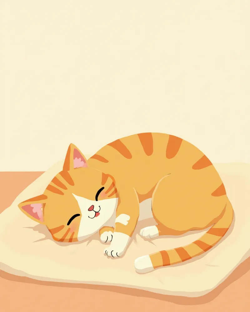 수액 치료 후 회복 중인 고양이