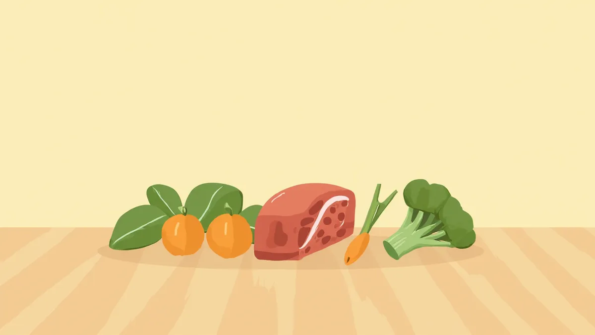 엽산이 풍부한 시금치와 간, 브로콜리