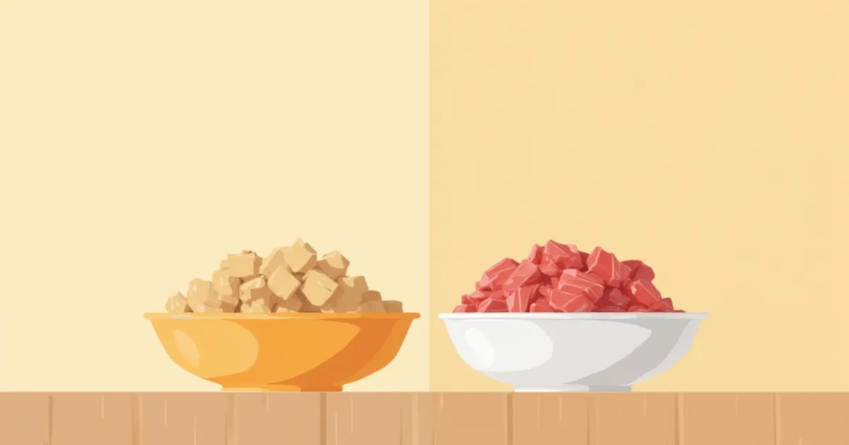 동결건조 vs 생식 비교, 우리 아이에게 뭐가 더 맞을까?