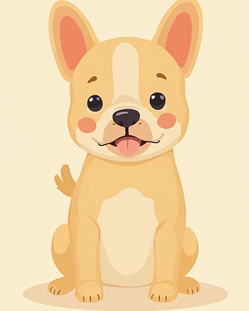 프렌치 불독의 주요 주름 부위 안내 이미지