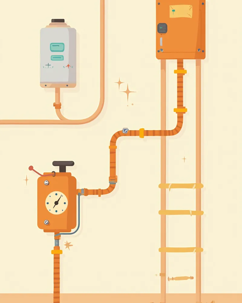 가정에서 위험한 가스 종류 세 가지를 보여주는 인포그래픽