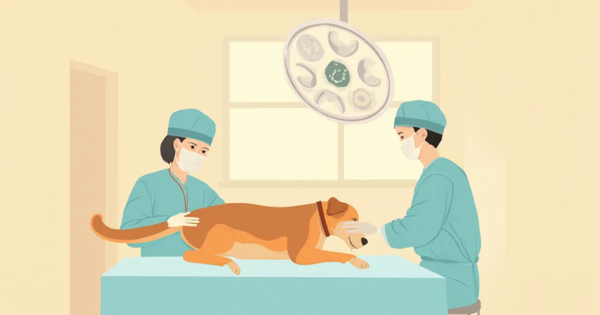 위확장 꼬임증(GDV) 수술 과정