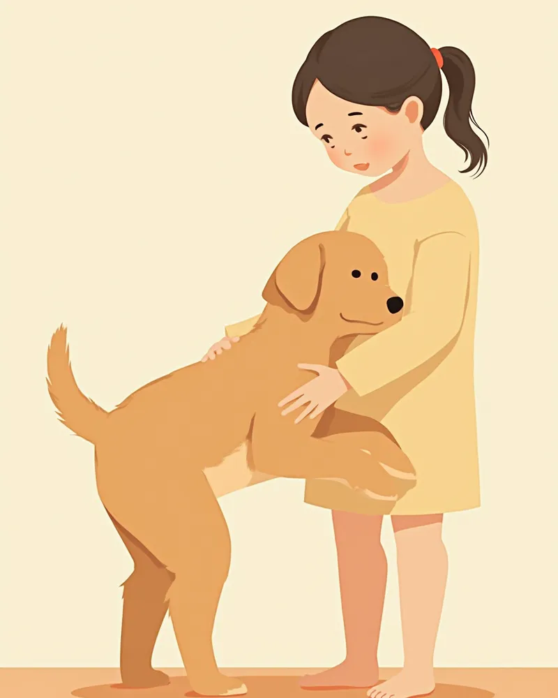 소변 거품과 부종을 확인하는 보호자 모습