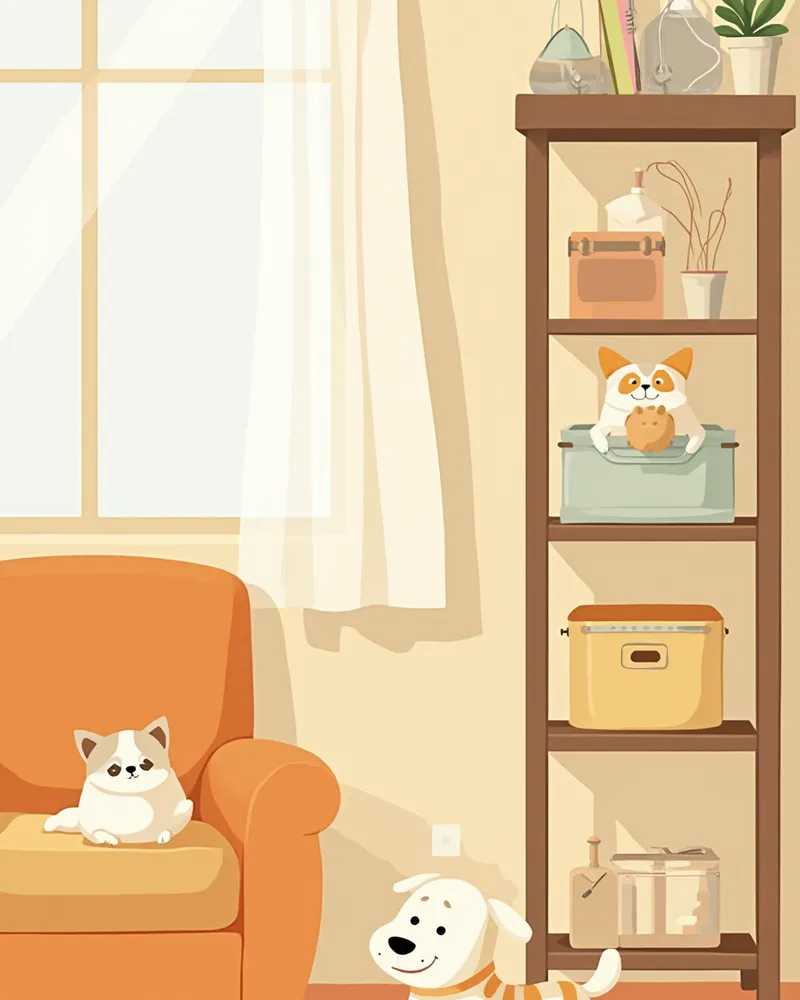 중금속 노출 예방을 위한 안전한 가정 환경 일러스트