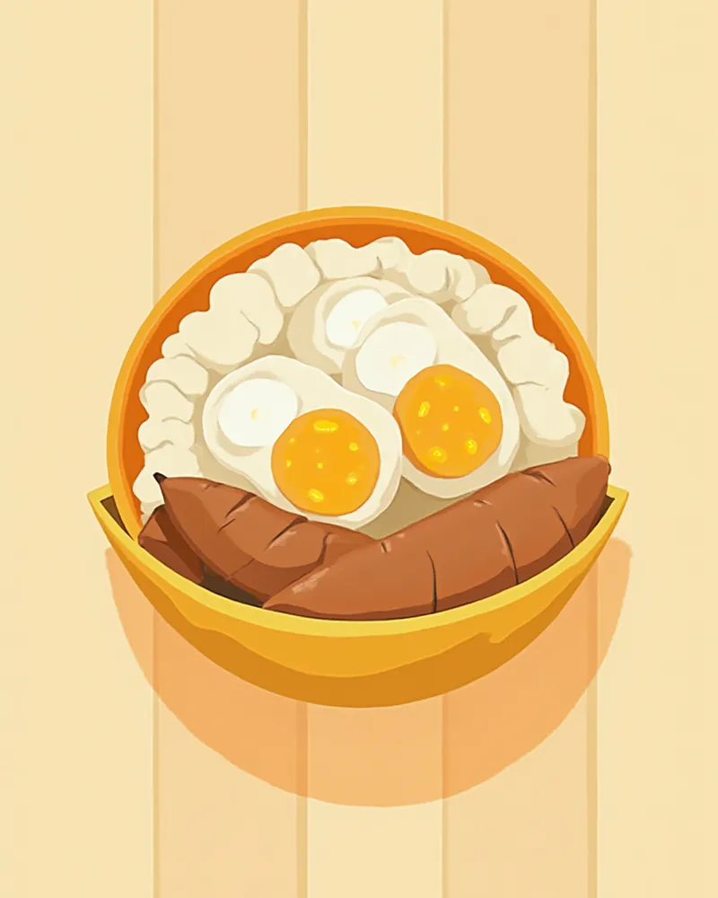 간성 뇌증 강아지를 위한 두부 계란 호박 식단 사진