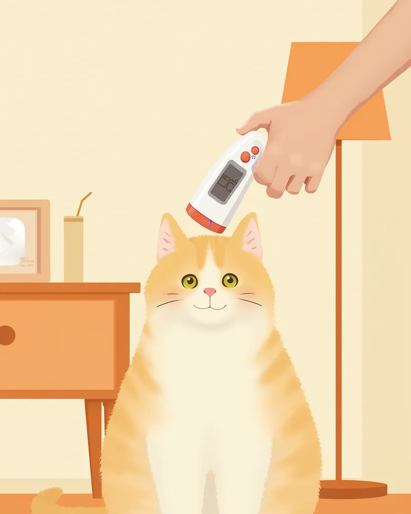 반려동물용 비접촉 이마 체온계