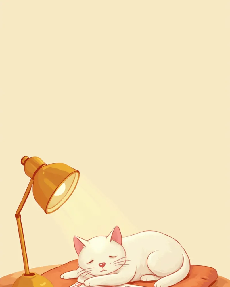 노묘 옆에서 보호자가 삶의 질 체크리스트를 기록하는 모습