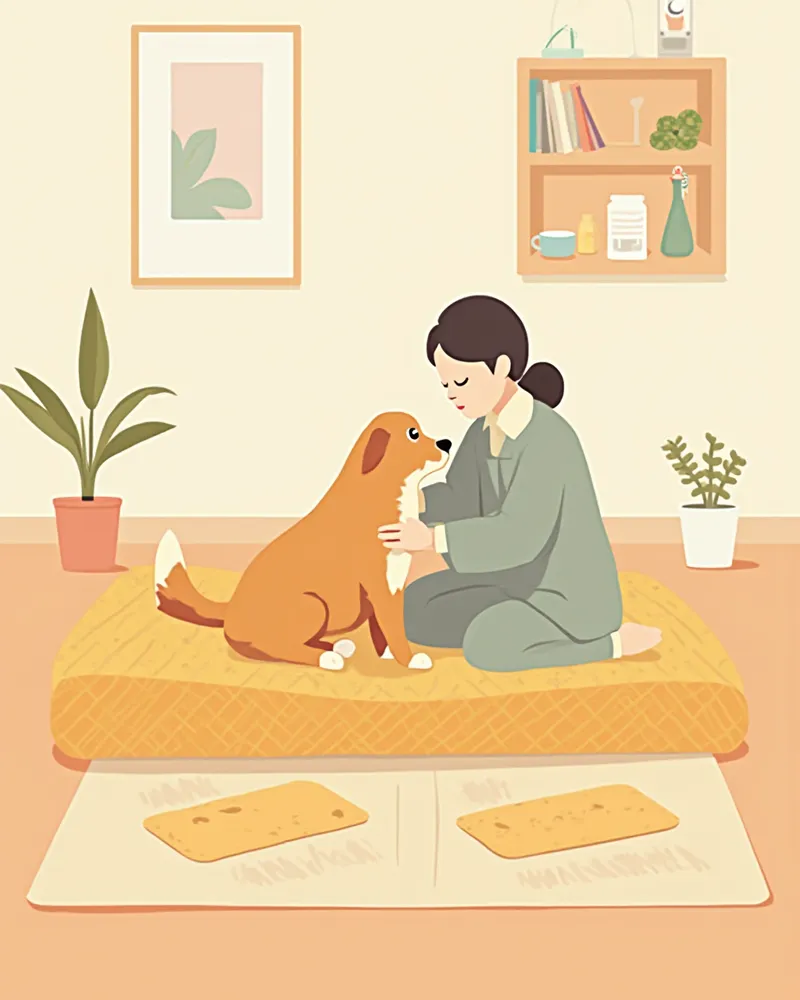 노견을 위한 가정 호스피스 환경과 보호자의 손길