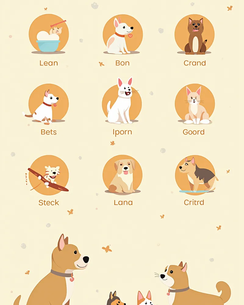 반려동물 종류별 감염 위험도 비교 일러스트