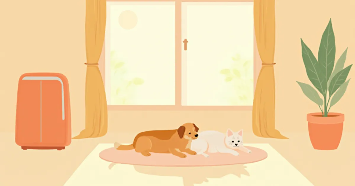 반려동물을 위한 실내 공기 질·먼지 관리 가이드