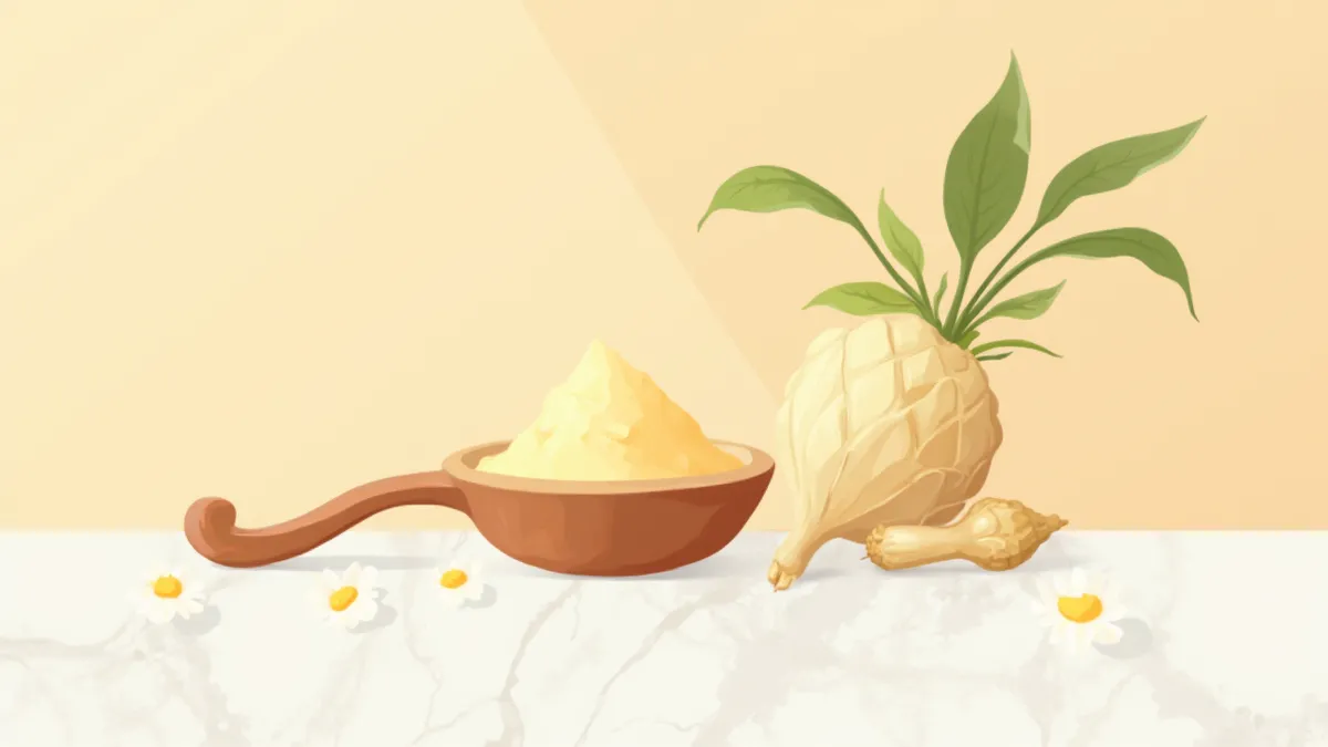 치커리 뿌리에서 추출한 이눌린 분말