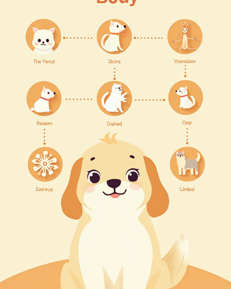 요오드가 반려동물 몸에서 하는 역할을 보여주는 인포그래픽