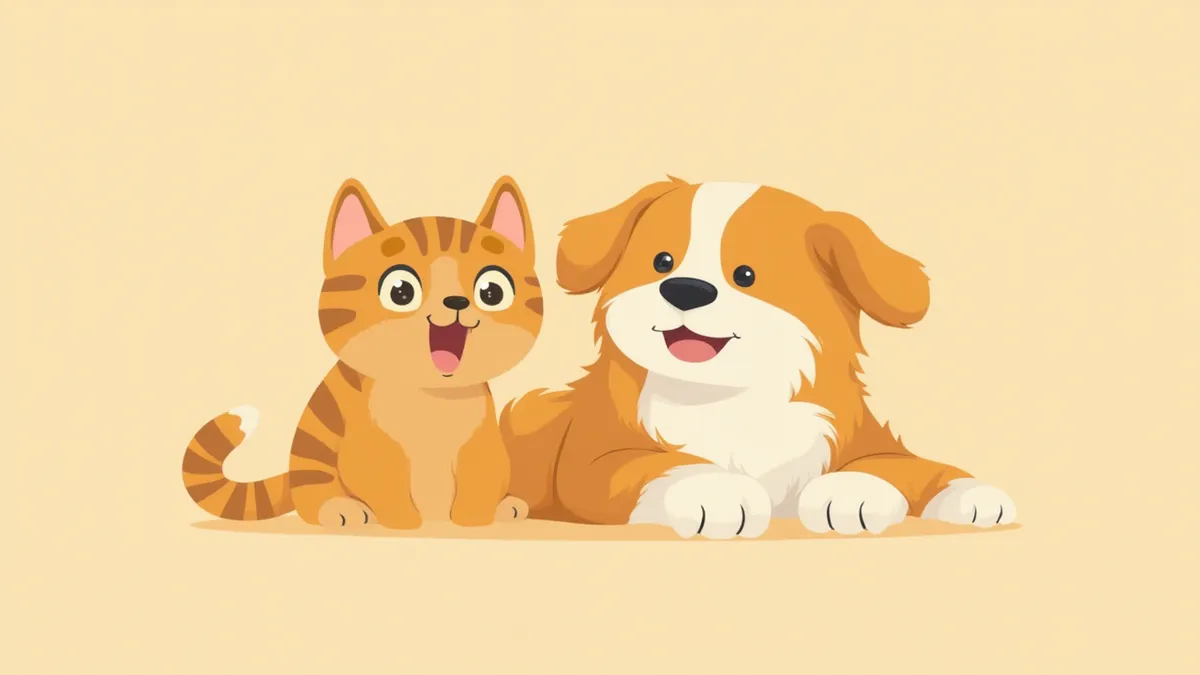 건강한 잇몸 색을 보이는 강아지와 고양이