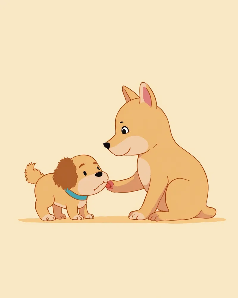 잇몸 색을 확인하는 수의사