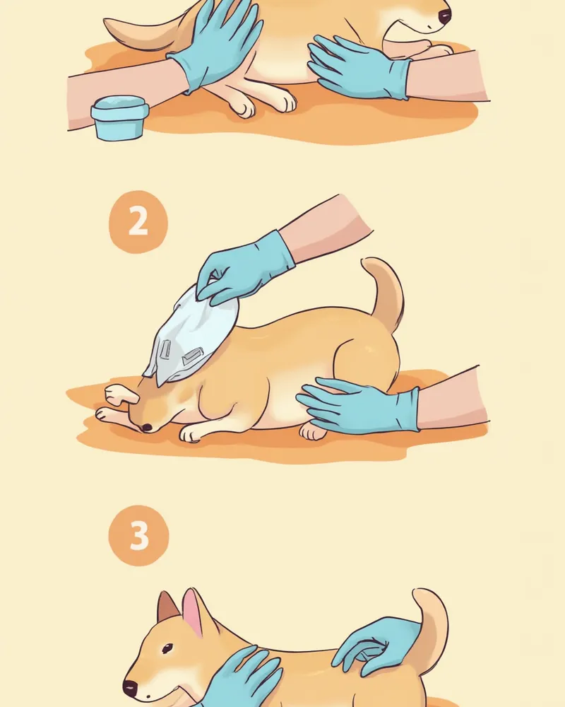 정맥 카테터 장착 과정 일러스트