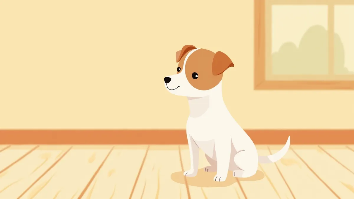 활기찬 잭러셀테리어 성견의 모습