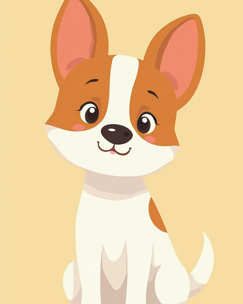 잭러셀테리어의 눈 클로즈업