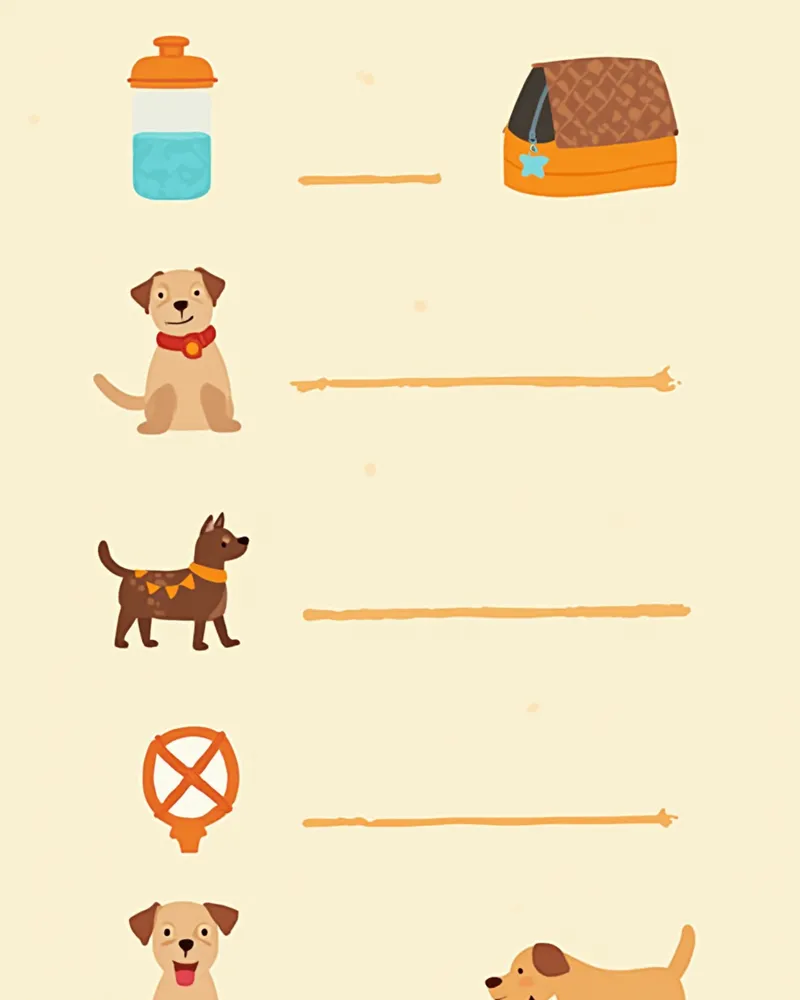 이동장 안전 체크리스트를 보여주는 일러스트