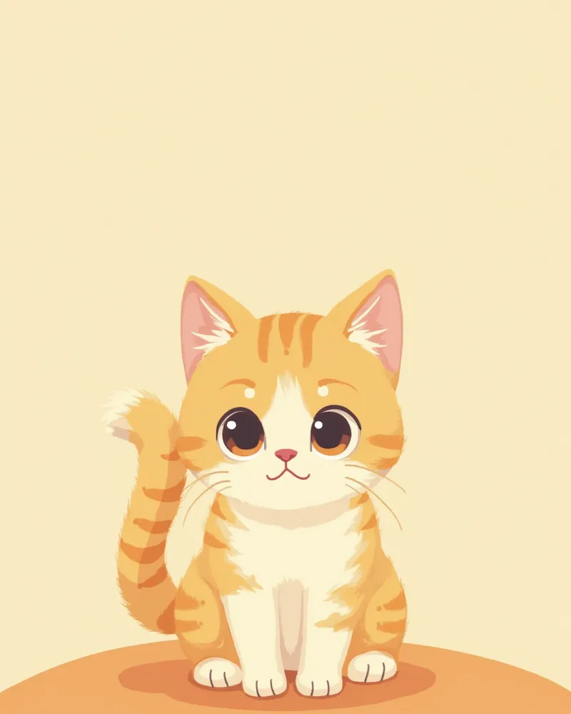 성장기 자묘의 건강한 모습