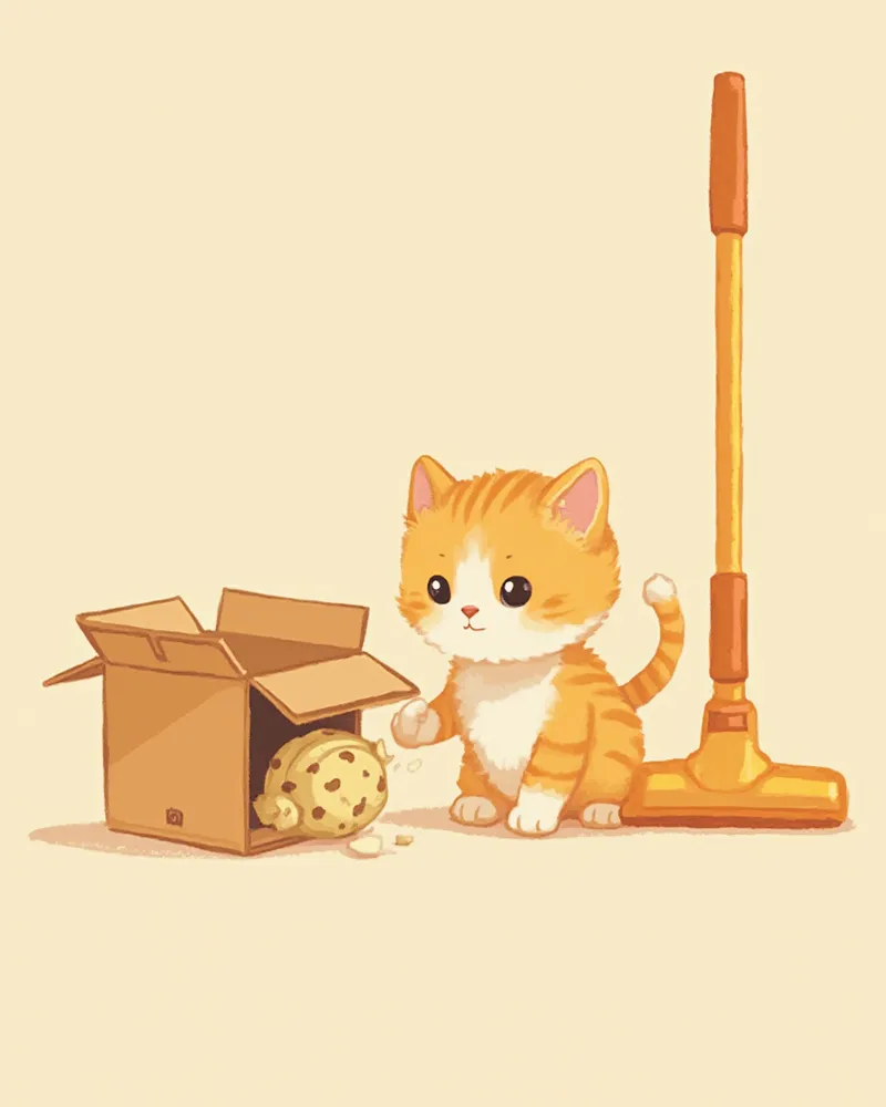 다양한 환경에 노출 중인 자묘