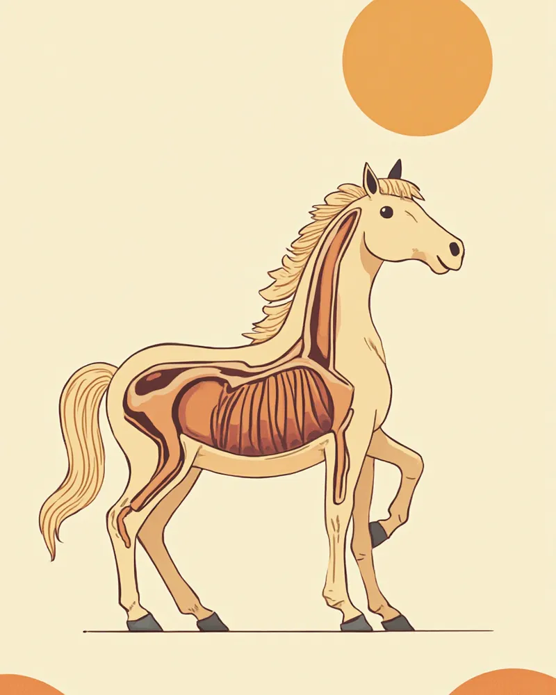 조선시대 마의서 『마경초집언해』를 묘사한 일러스트