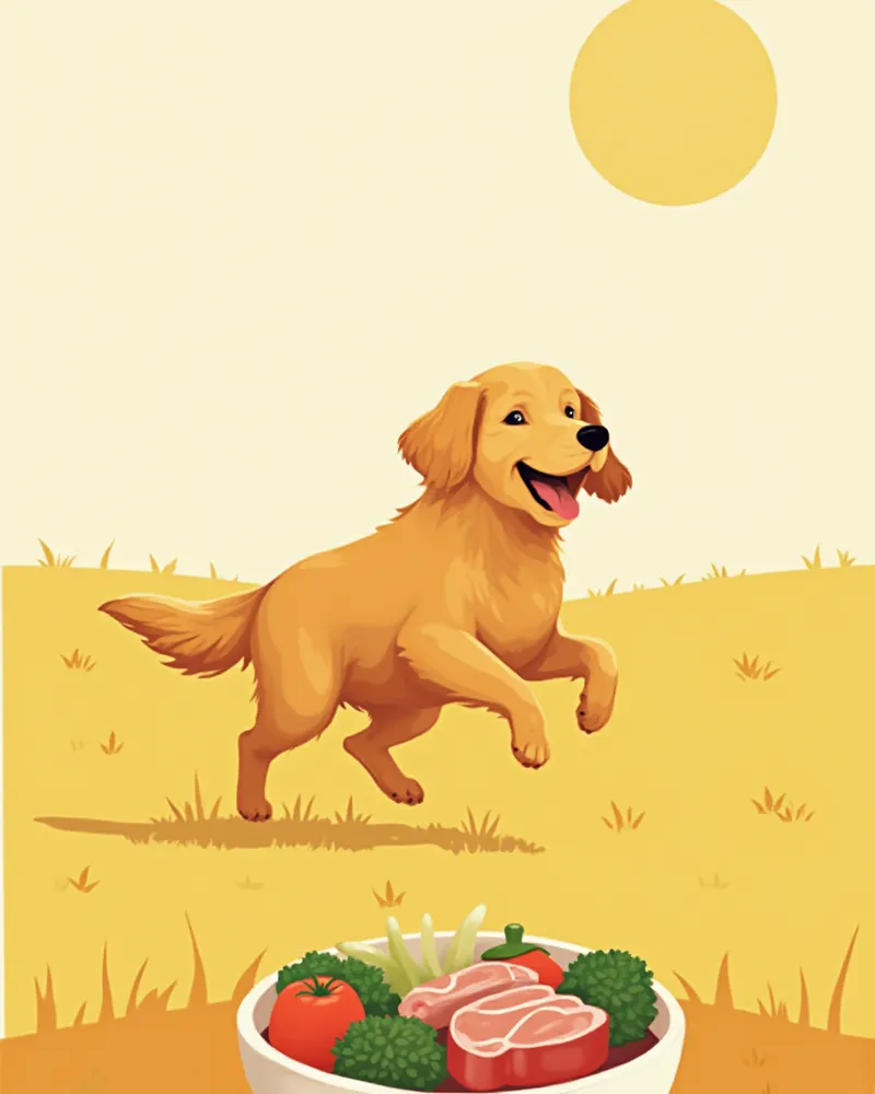 운동하는 강아지와 다이어트 식단