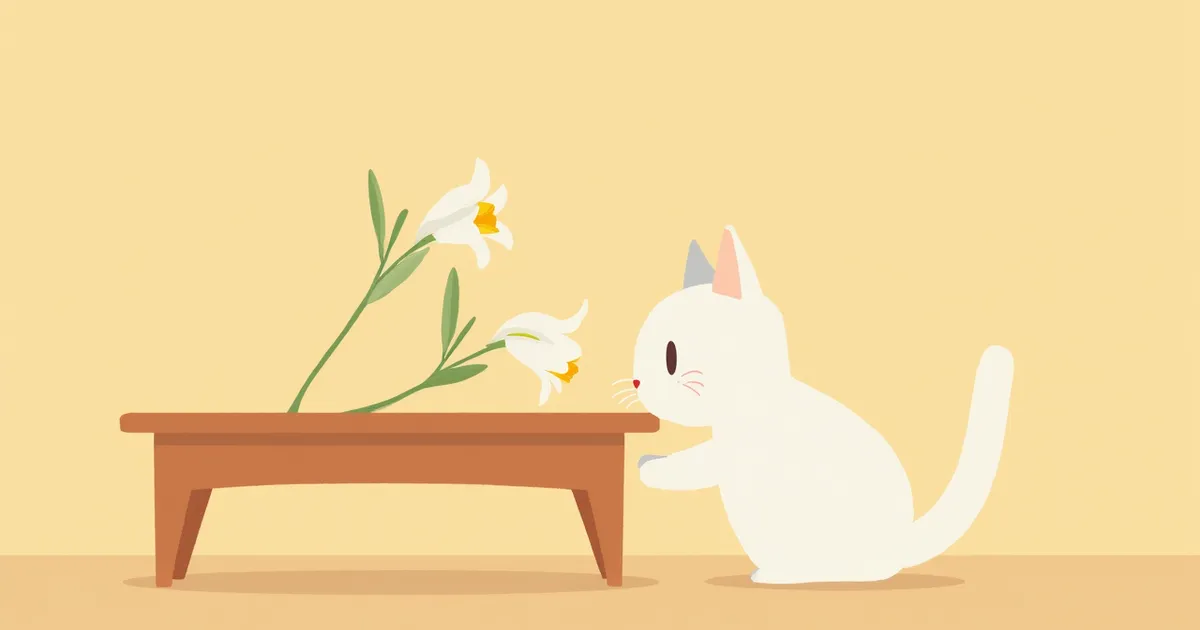 고양이 백합 중독 응급 대처