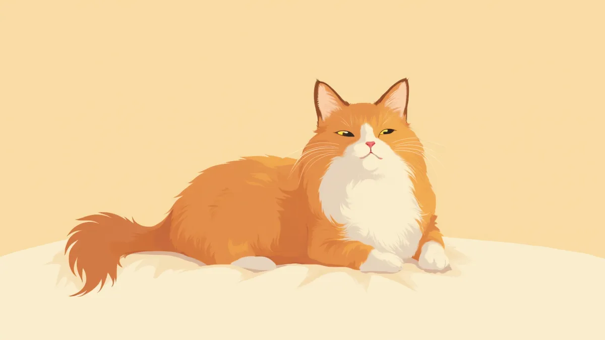 긴 털과 큰 체격이 특징인 메인쿤 고양이