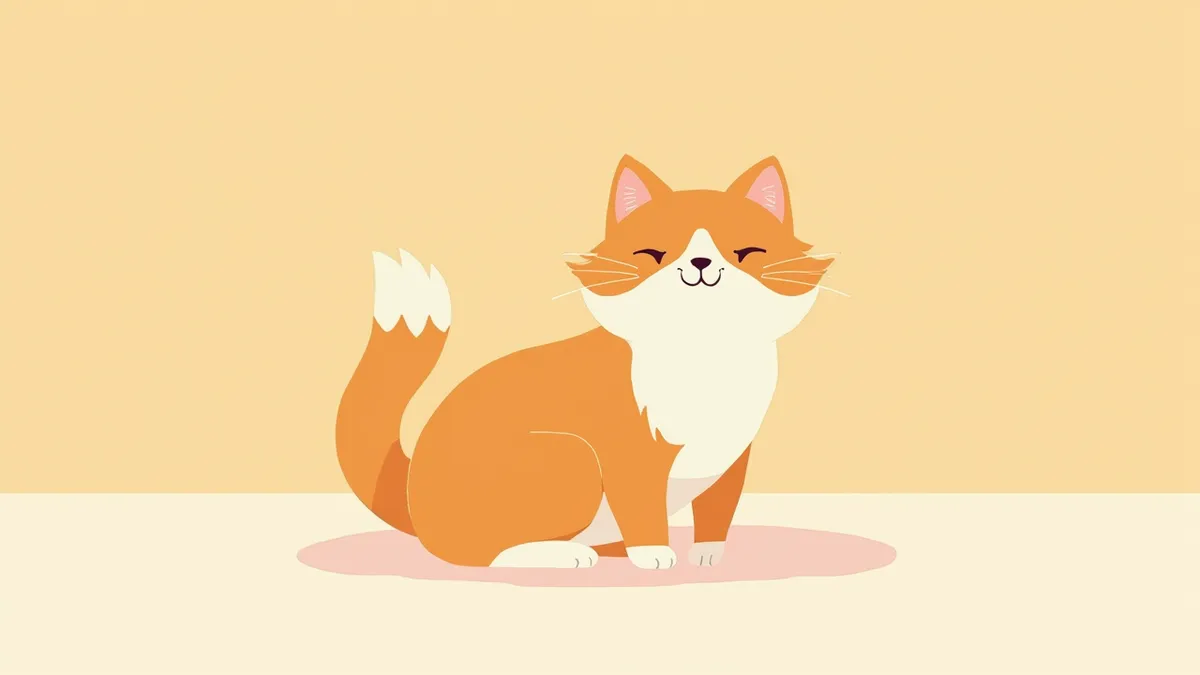 건강한 메인쿤 고양이가 진료실에 앉아 있는 모습