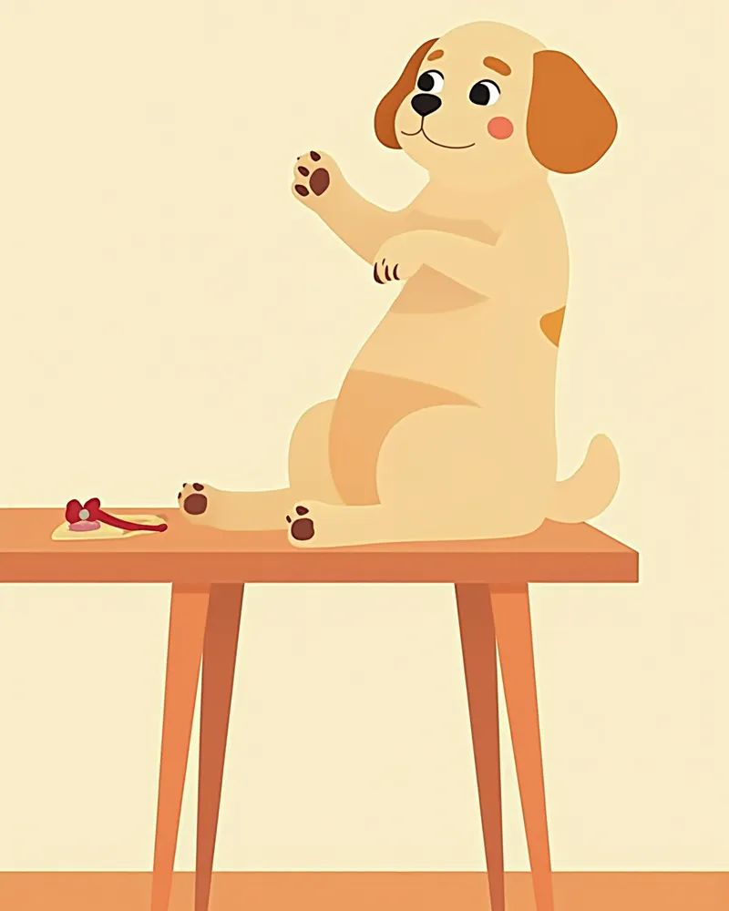 강아지 발톱과 발가락을 검진하는 모습