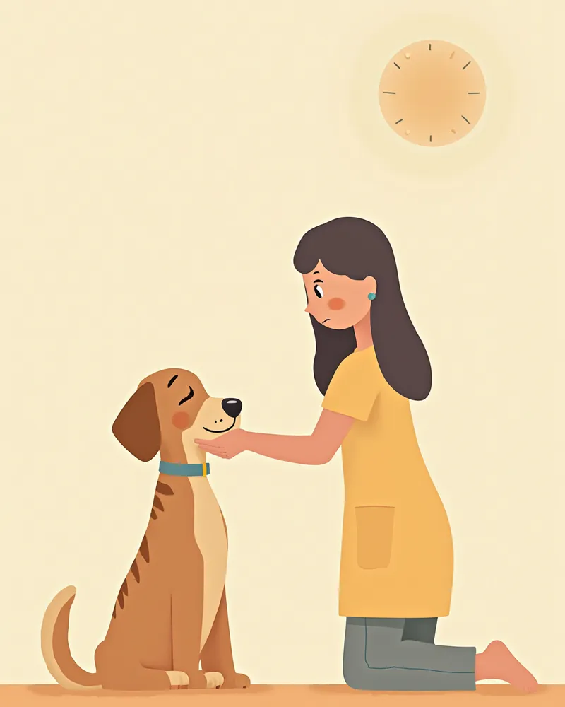 강아지 입안 상태를 확인하는 보호자 사진