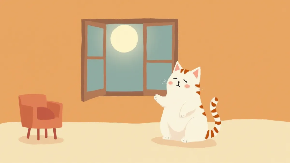 밤에 우는 고양이