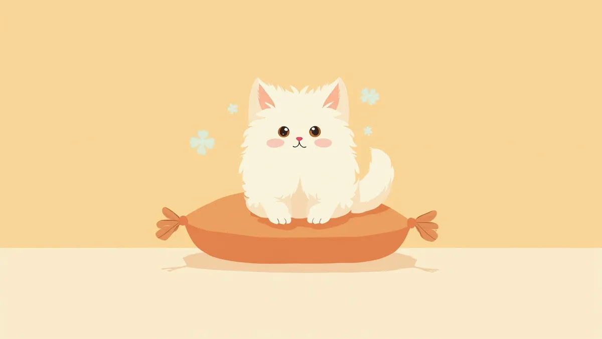 정면을 바라보는 페르시안 고양이