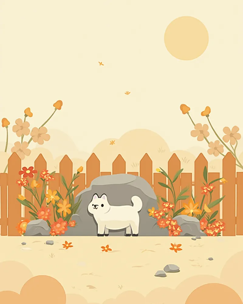 사유지 내 반려동물 추모 정원