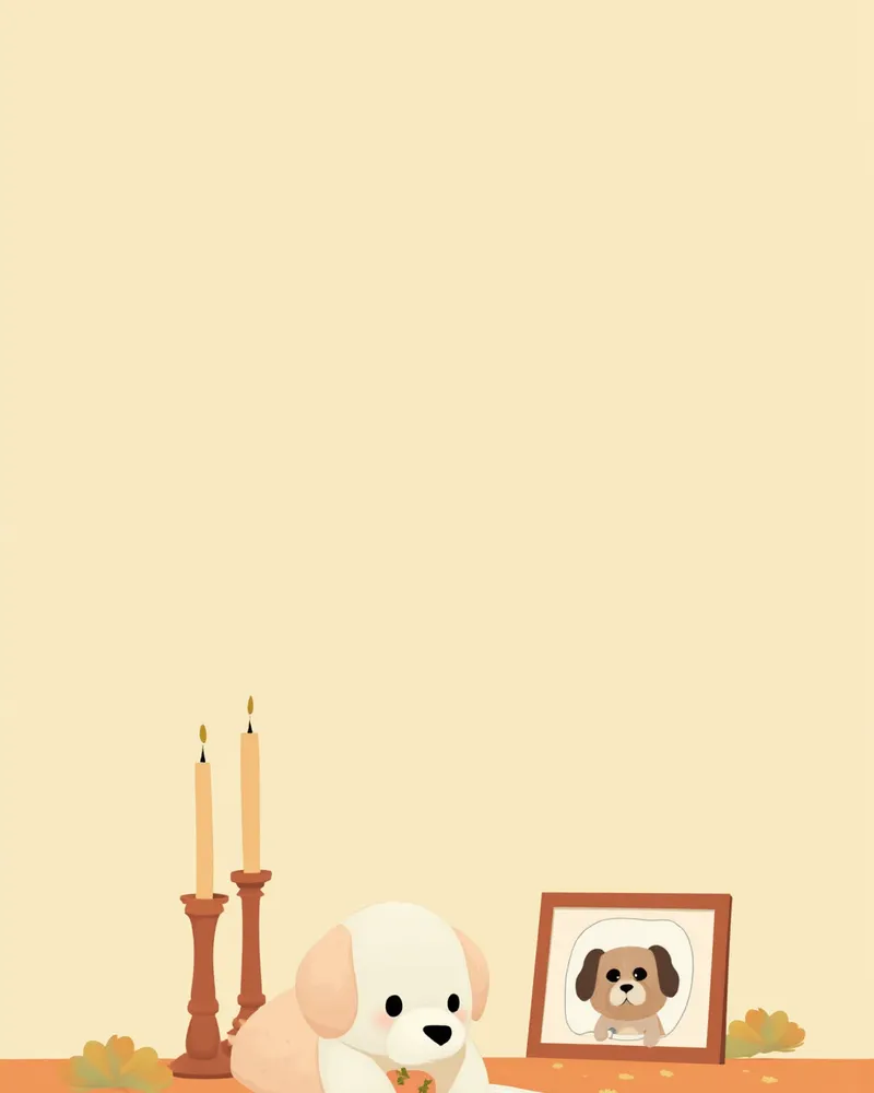 반려동물 추모식 진행 모습