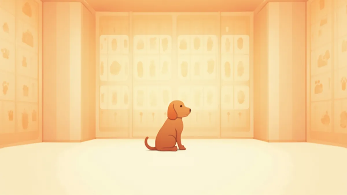 반려동물 추모 공간 전경