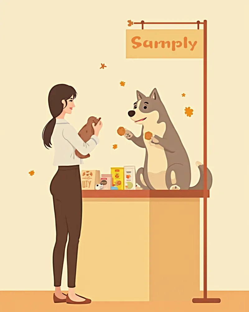 펫박람회 시식 부스