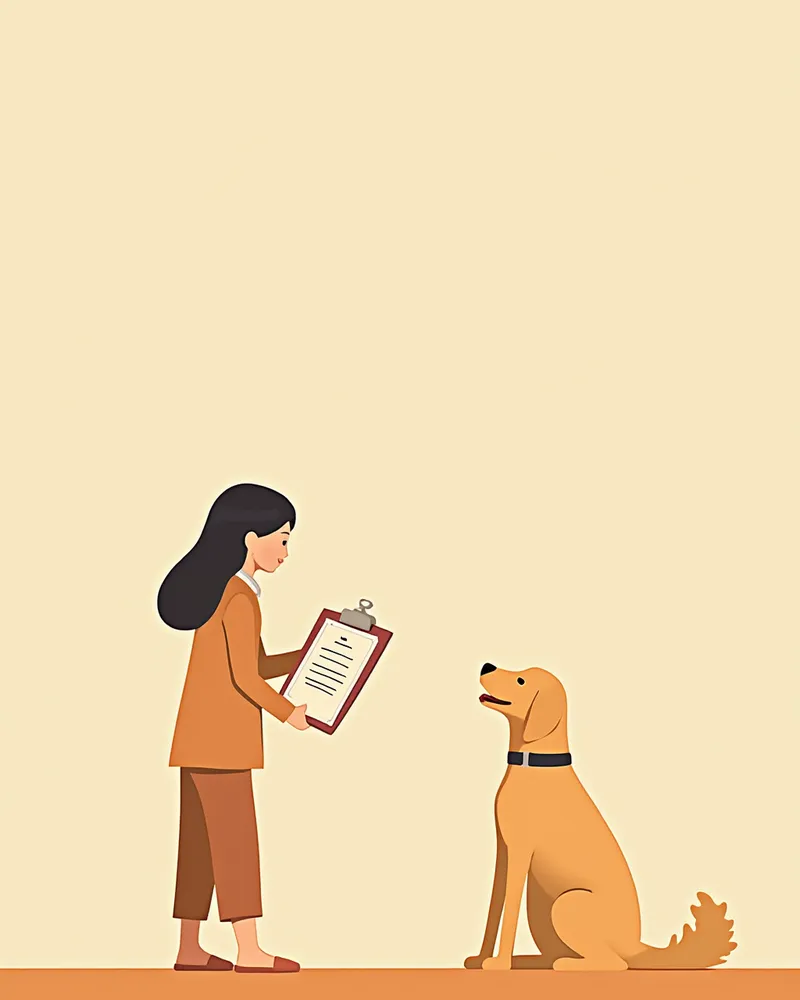 화장증명서를 확인하는 보호자의 손