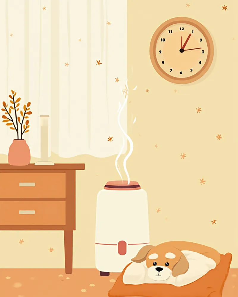 환절기 적정 온습도가 유지된 실내 환경