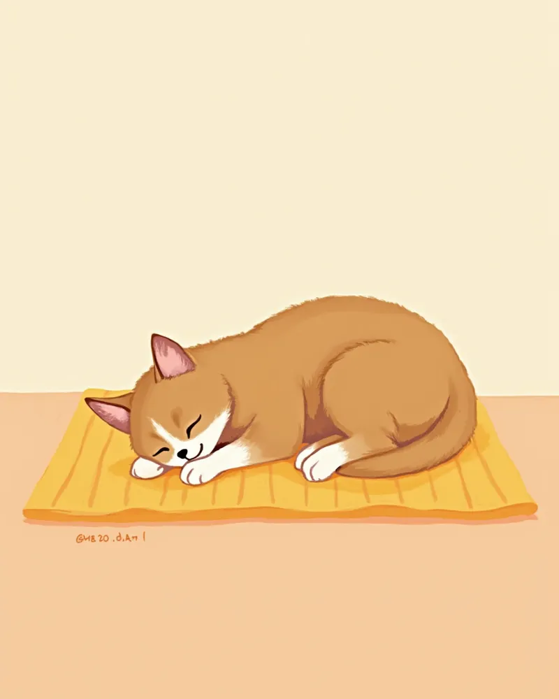 경련 후 반려동물을 안정시키는 보호자