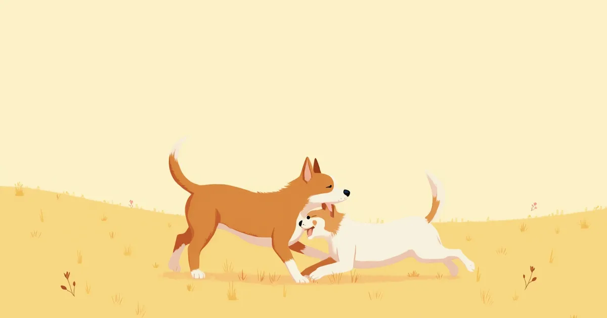 강아지 놀이와 공격 행동 구별법, 이 신호가 다르면 멈춰야 해요