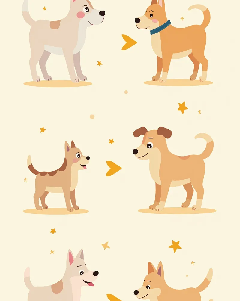 강아지 슬개골 탈구 1~4단계 등급 설명 일러스트