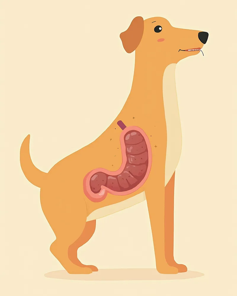 프라지콴텔이 장 내 촌충에 작용하는 모습을 묘사한 일러스트