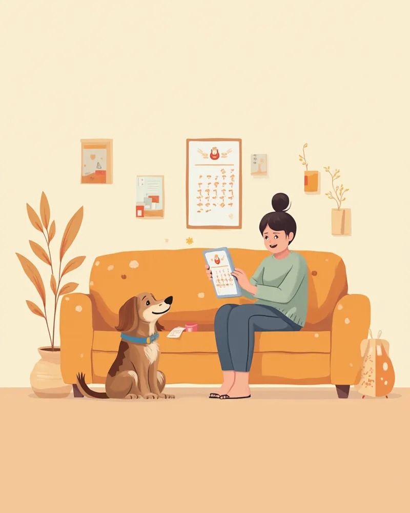 휴대폰 알람으로 투약 시간을 관리하는 보호자의 모습