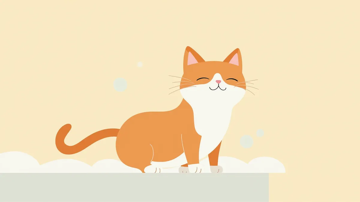 수의사에게 관절 검진을 받는 고양이