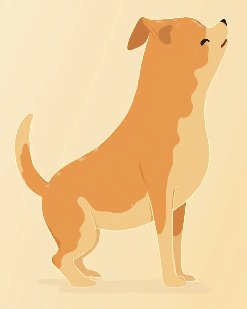 강아지 귀 끝과 팔꿈치의 각질과 털 빠짐 증상