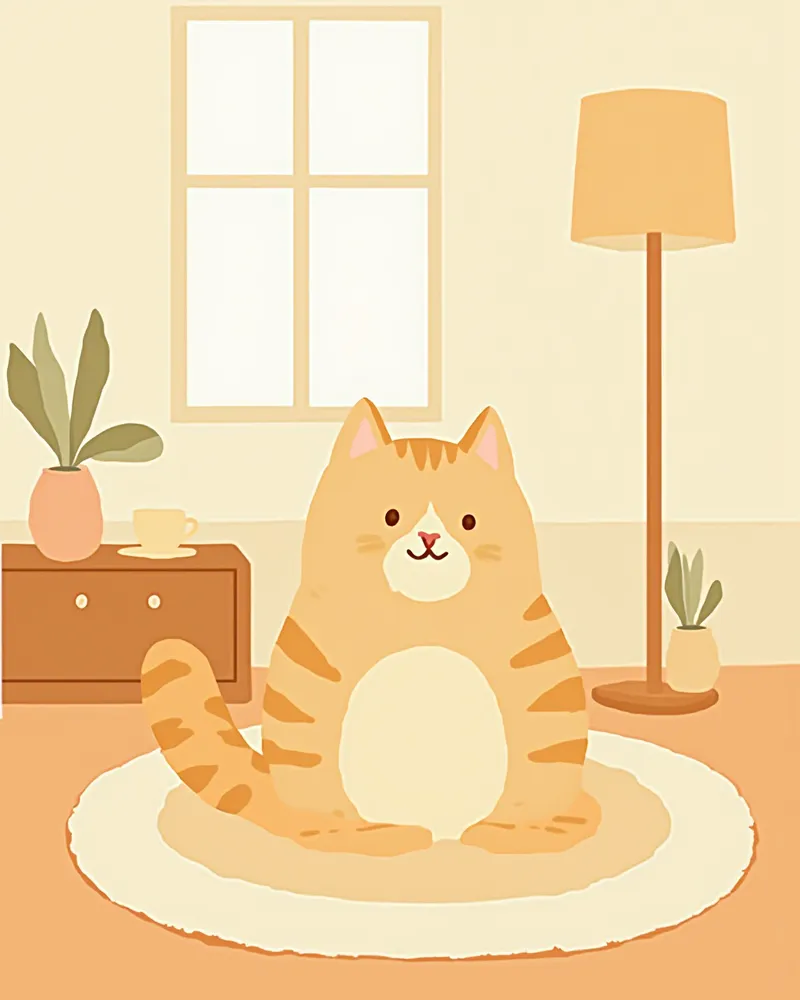 관절 친화적으로 꾸며진 고양이 공간