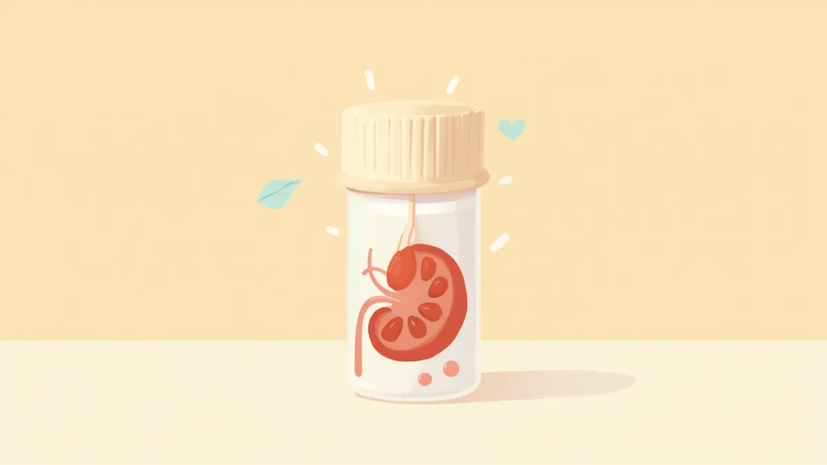 SDMA와 크레아티닌 혈액 검사 비교 일러스트