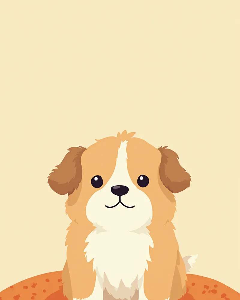 미끄럼방지 매트 위에 안정적으로 선 노령견의 발